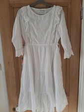 Pink City Prints hand embroidered dress, size M, RRP £185