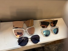 Women s Blue Peach And Bronze Mirror Sunglass...
