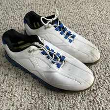 CALLAWAY - XSeries - M337 - Golf Shoes 10 - Soft Spikes - Waterproof Blue White