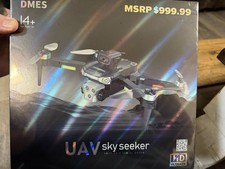 DMES UAV Sky Seeker Four-Axis Ready to Fly Drone HD Ultra HD Camera for Ages 14 