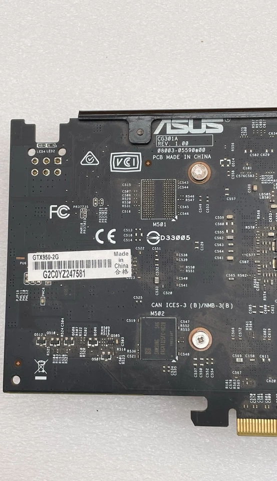 Asus GeForce GTX 950 2GB  Graphics Video Card HDMI DisplayPort DVI Gaming - Image 4 of 4