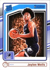 2024-25 Donruss Jaylen Wells Rookie #245 Memphis Grizzlies