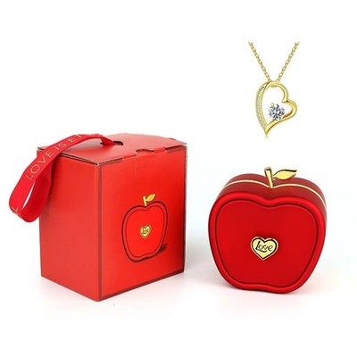 Collar joya de manzana roja para San Valentín, regalo romántico duradero ideal!!
