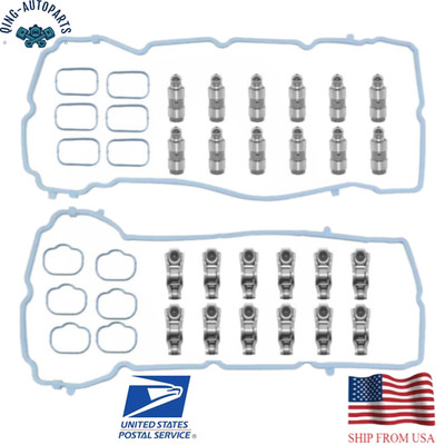 3.6L Rocker Arms Lifters Valve Gaskets Kit For 2011-16 Chrysler Dodge Jeep Ram 