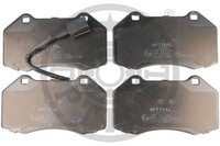 Optimal BP-12335 BremsklöTze, BremsbeläGe Vorne FüR Abarth Punto