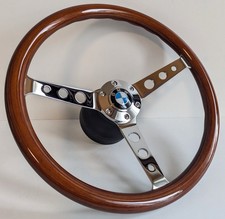 Steering Wheel Fits For Bmw Used Vintage Wood Chrome E31 E34 E36 92-96