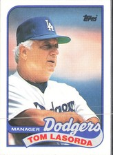 1989 Topps - Team Checklist Tommy Lasorda #254