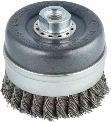 Stahl-Draht-Topfbürste Wolfcraft 2150000 M14 90mm B-WARE