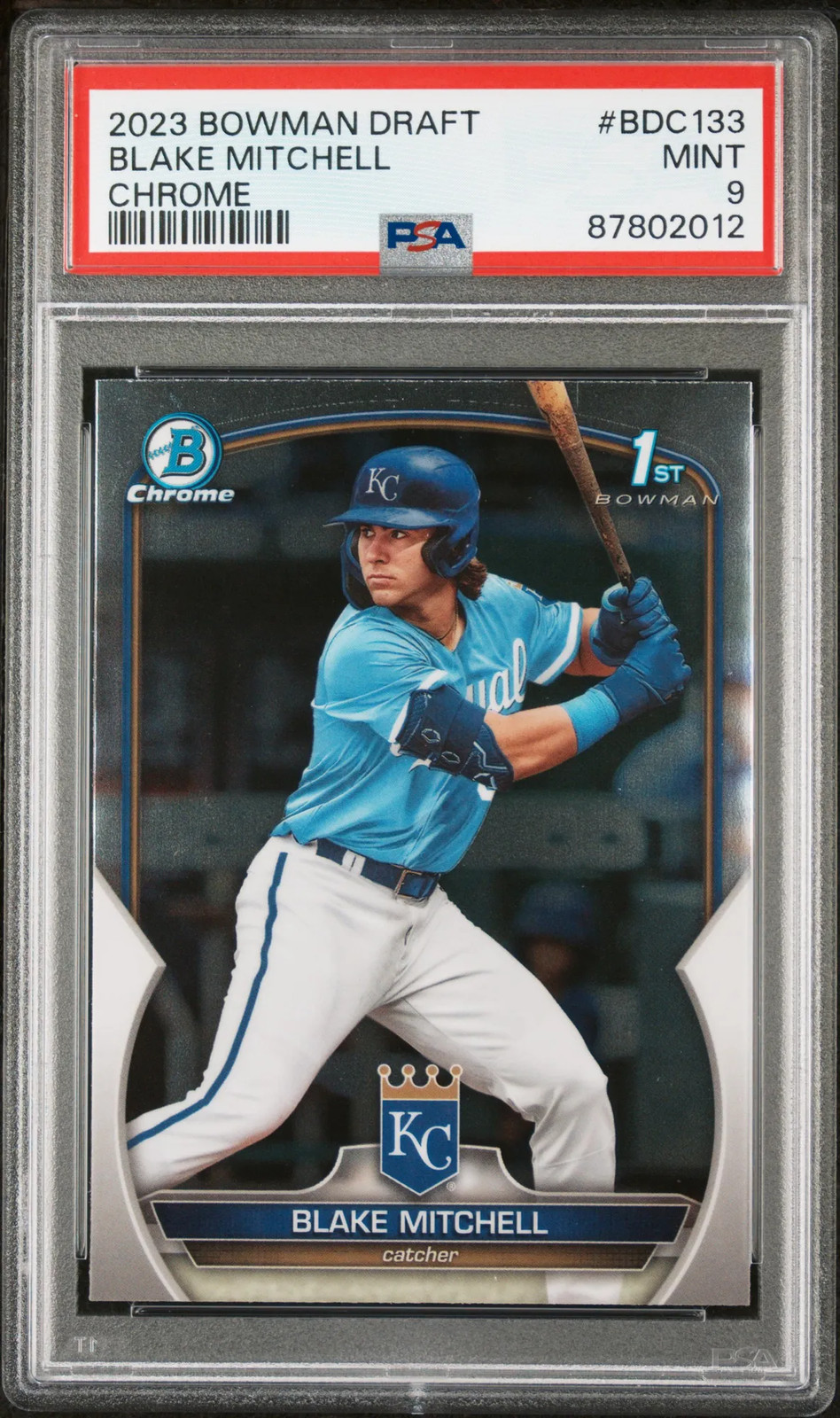 2023 Bowman Draft Blake Mitchell #BDC133 Chrome PSA 9