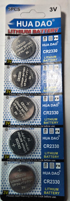 CR2330 3V LITHIUM (5 PACK) HUA DAO LM2330 BR2330 (EXP 12/26) FREE SHIPPING