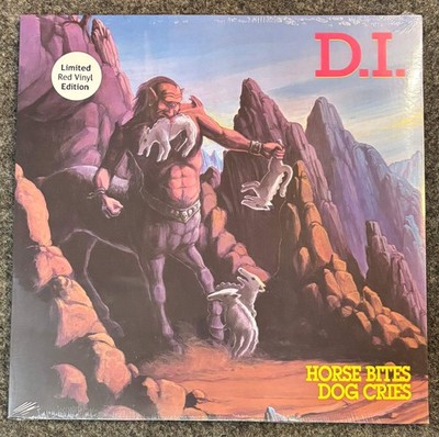 D.I.   HORSE BITES, DOG CRIES (Red Color Vinyl) LP Record