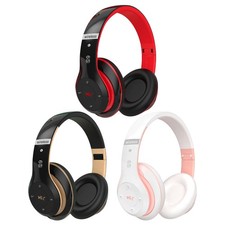 Bluetooth Headphones Wireless Noise Cancelling Stereo Earphones Over Ear Headset