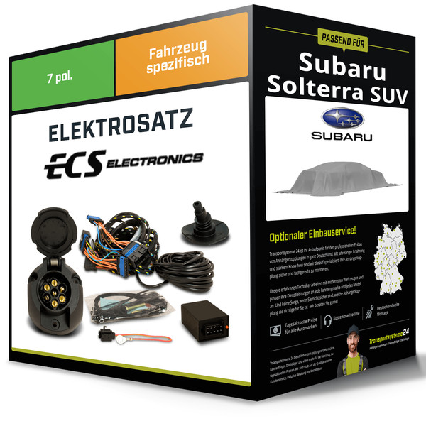Elektrosatz 7-Pol Spezifisch für Subaru Solterra SUV 06.2022-Jetzt NEU Inkl. EBA-image