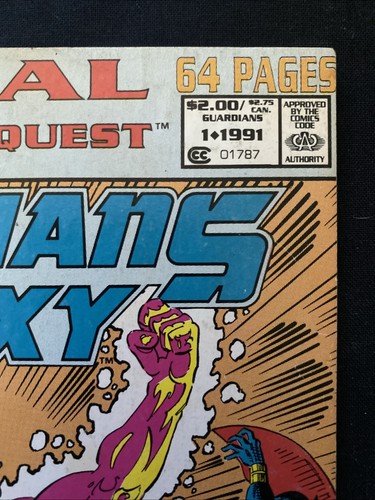 GUARDIANS OF THE GALAXY - ANNUAL #1  NM COPPER AGE MARVEL GOG - NEWSSTAND - Picture 9 of 11