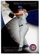 CARLOS ZAMBRANO - /75 - 2007 Exquisite Baseball #30