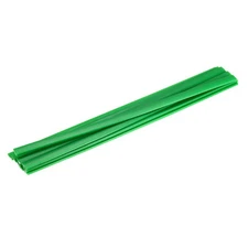 10 Pcs Green Plastic Welding Rods 9.5mm x 250mm HDPE Flat(0.4inch x 10inch)