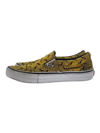 Supreme Supreme Slip Ons 28 cm toile jaune 721454 gomme31