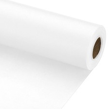 Wrapping Paper, 17" x 600"(49') 70 GSM Craft Paper Packing Paper White