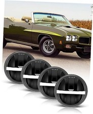 4pcs 5.75 inch Round LED Headlights DOT APPROVED Sealed Beam 4 PCS White DRL