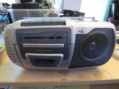 Durabrand AM FM Radio Cassette Recorder Boom Box CT-992 W/Cord-Portable Tested