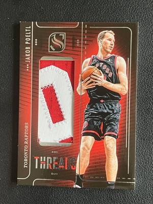 Jakob Poeltl 2024-25 Panini Silhouette Threads Patch #THR-POE