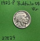 1923-P Buffalo 🦬 Indian Head Nickel 5c Vg Very Good