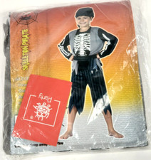 Kids SKELETON PIRATE Costume Size LARGE 51 - 55" Kids Skelton Costume