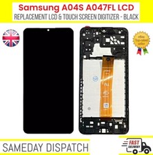 Samsung Galaxy A04S A047F Replacement LCD Display Screen Touch Digitizer + Frame