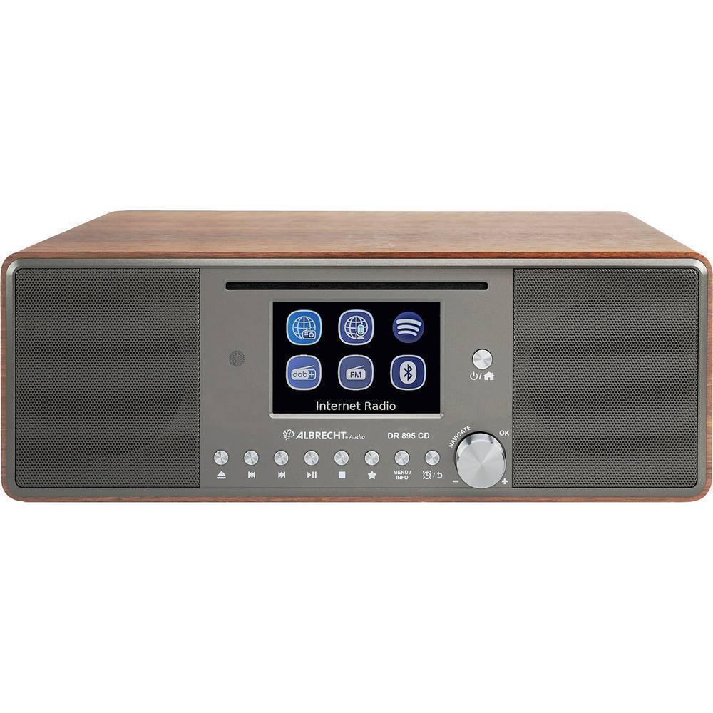 Thumbnail - Albrecht Dr 895 Cd, Dab+/ukw/internet/cd, Walnuss 4" Farbdisplay,