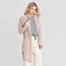 Universal Thread Women's Open Stitch Front Cardigan 78472213 M