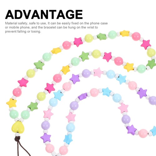 2 Pcs Cell Phone Wrist String Cell Phone Star Chain Phone Wrist Hanging - Zdjęcie 9 z 12