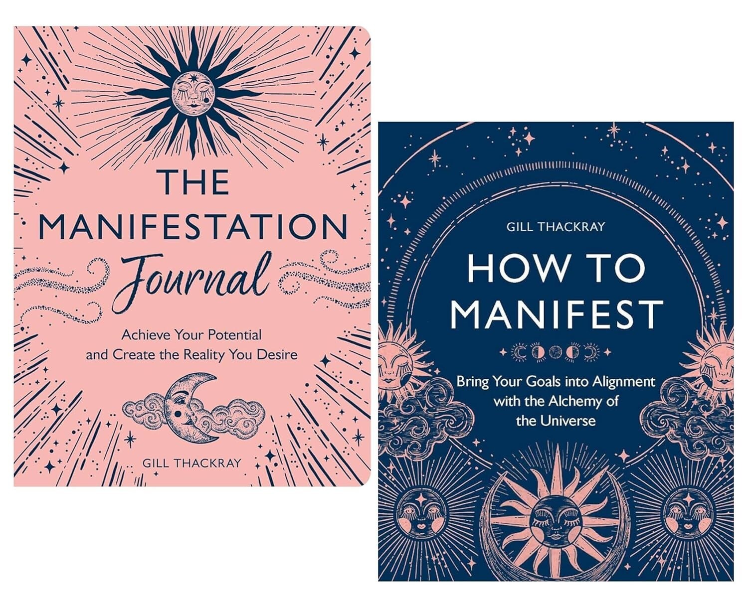 Gill Thackray 2 Books Collection Set How to Manifest & The Manifestation Journa
