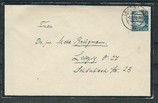 SBZ herrliche F.F der Mi.Nr. 218 auf Ortsbrief Leipzig 1.12.52