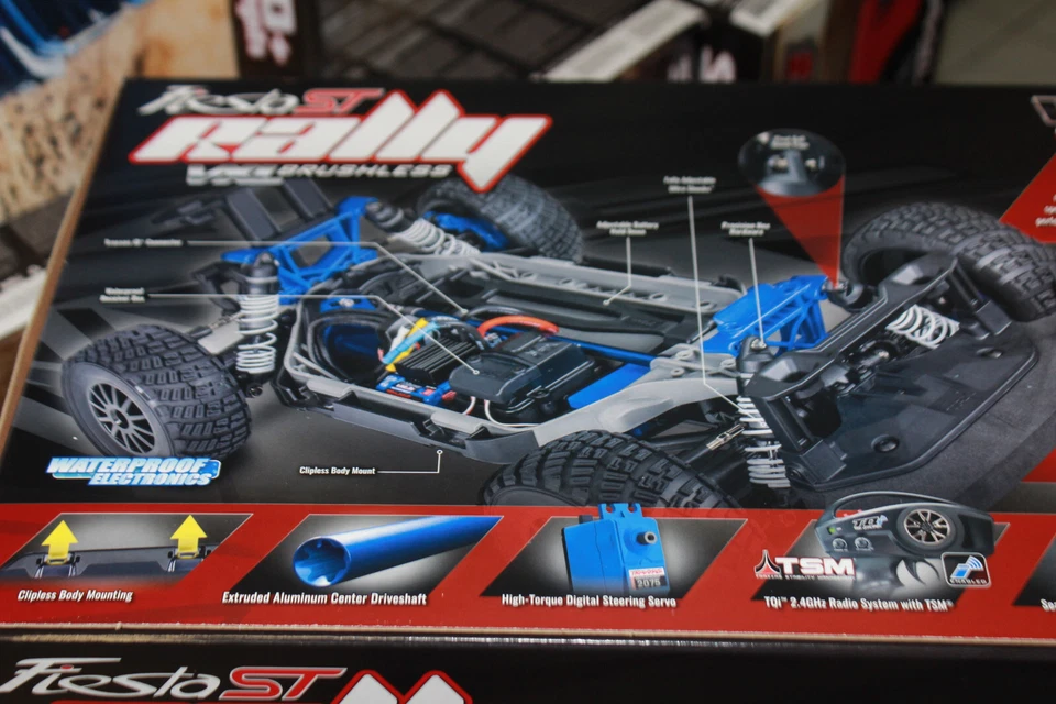 Traxxas TRX 74276-4 ORNG Ford Fiesta ST Rally 4X4 VXL Orange 1:10 Brushless New - Image 4 of 4