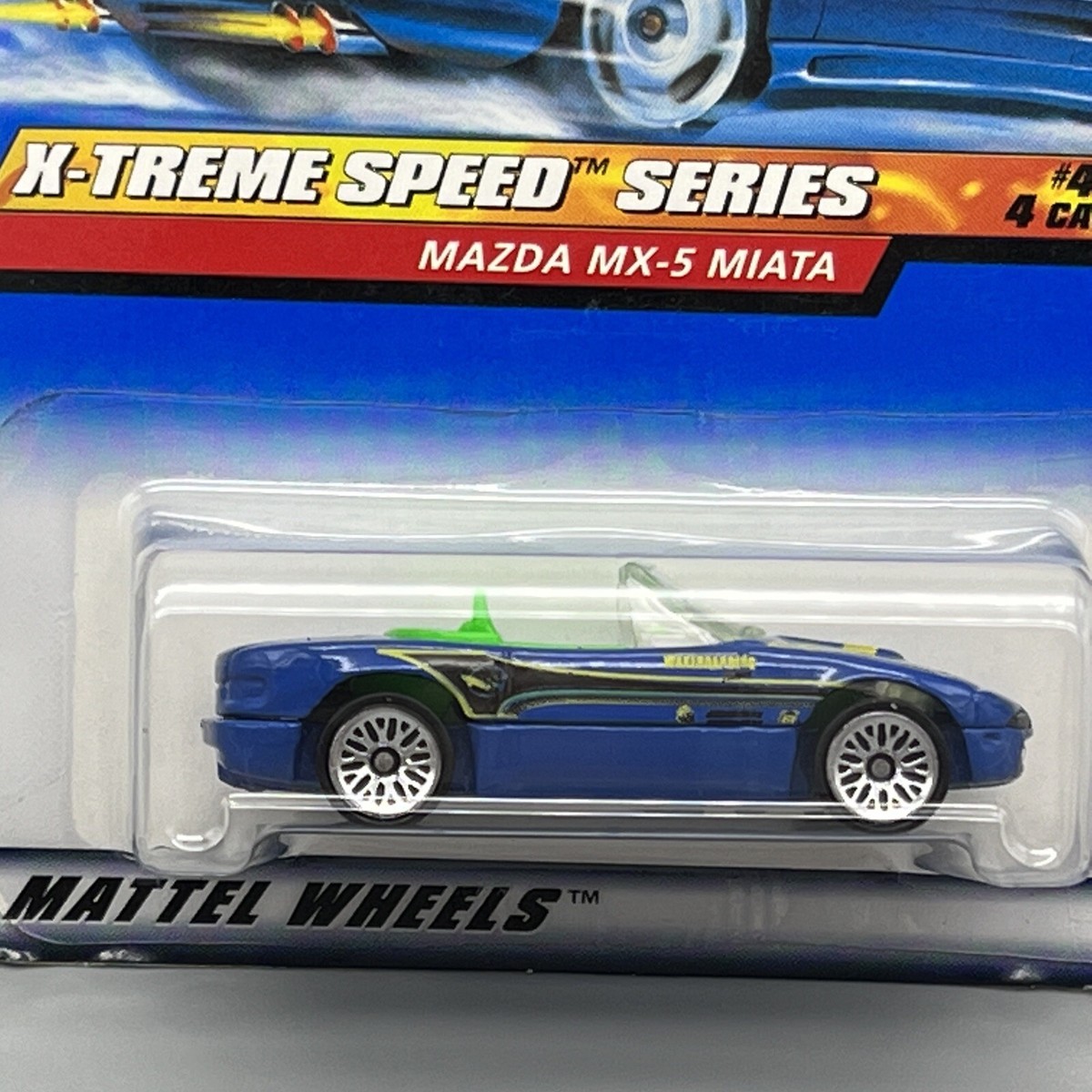 Hot Wheels X-Treme Speed Series Mazda MX-5 Miata Blue Collector