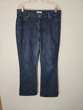 Riders By Lee Bootcut Jeans Women Size 16 M Stretch Medium Wash 30" Inseam Pants