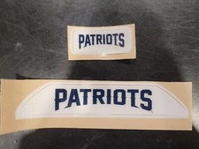 New England Patriots Full Size Football Helmet Decal Front And Rear Bumper VSR4