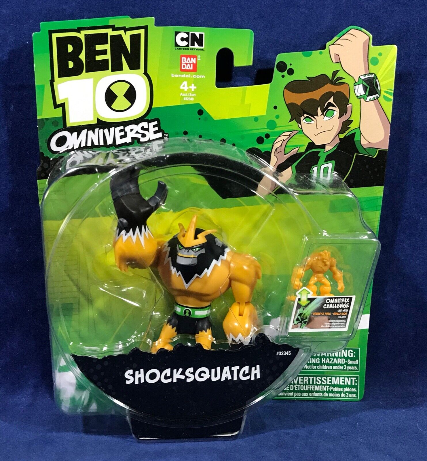 Boneco sunny omniverse alien ben 10 shocksquatch