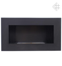 Bio Ethanol Kamin DELTA 2 schwarz Wandkamin Deko Bioethanol Wand Kamin