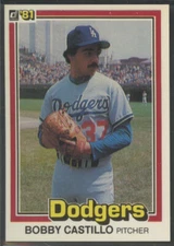1981 Donruss #298 Bobby Castillo Los Angeles Dodgers