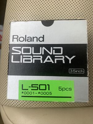 Roland Sound Library L-501- X6-SO50-01-06 Format MTECHGUY 5 Sets Disc Are Sealed