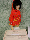 Hd-681 Danbury Mint "NONI"  representing Canada, 'Dolls of the World' collection — photo 5
