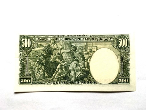 Uruguay P-44b 500 pesos 1967 CU+ - Foto 2 di 2