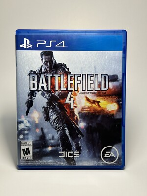 Battlefield 4 (Playstation 4, 2013) - CIB - w/Manual, Great Condition PS4 Game