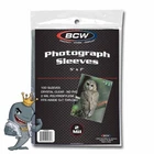 BCW 5x7 Photo Poly Soft Sleeves 100ct Pack FREE SHIP