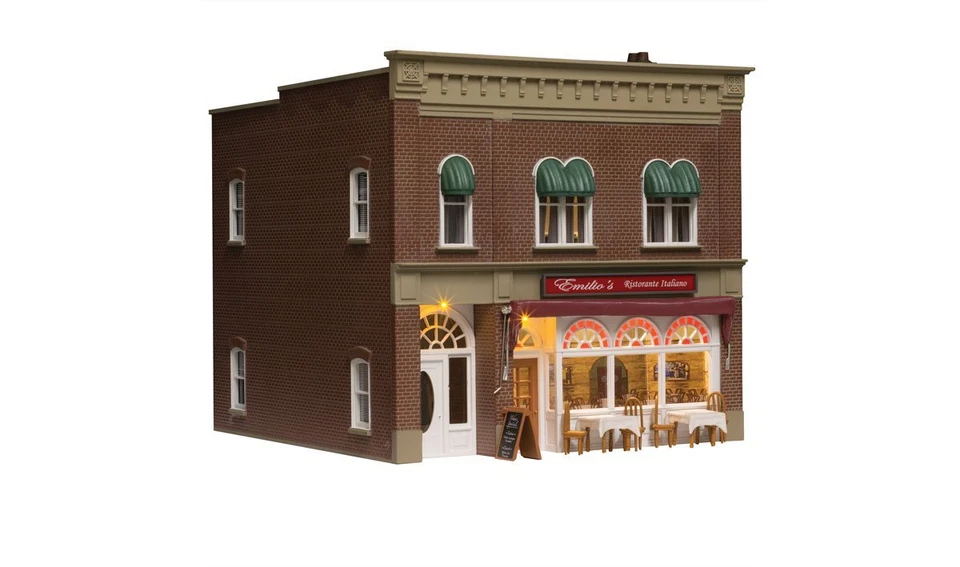 Woodland Scenics BR5855 Emilio's Italian Restaurant - O Scale - Image 2 of 4