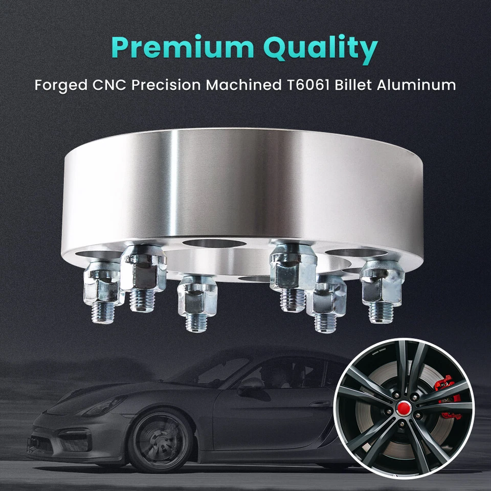 4x 50mm Distanziale ruota 6x139.7mm for Toyota Land Cruiser Mitsubishi Pajero - Imagen 3 de 4