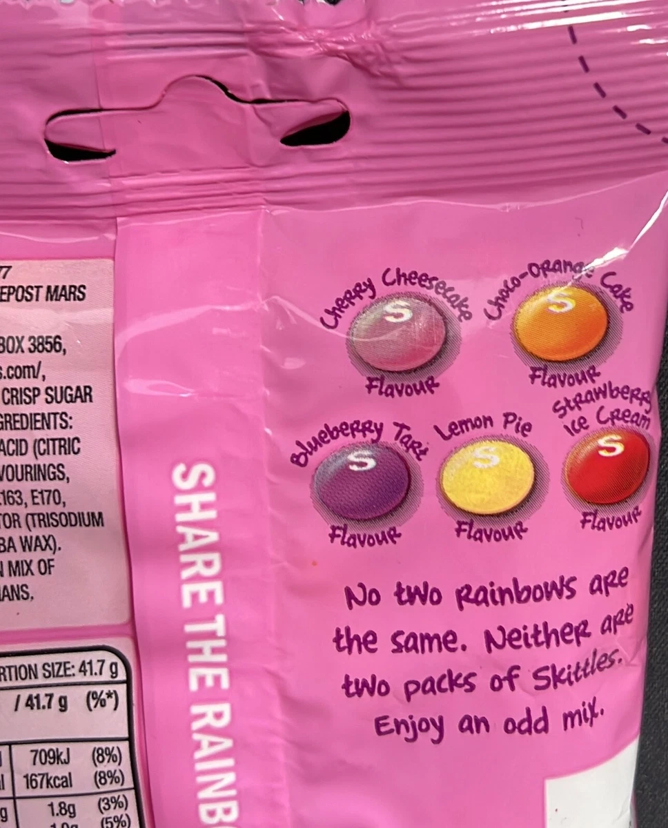 Skittles Desserts Flavoured Vegan Sweets 3 Pack Pouch Bag 152g New Rare  Sweets | eBay