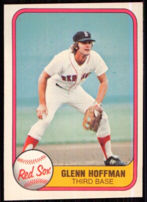 1981 Fleer Glenn Hoffman Rookie Boston Red Sox #237