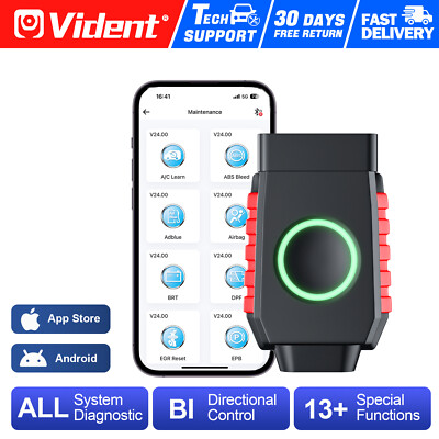 Vident iSmartDiag510 Bluetooth OBD2 Car Code Reader Scanner Tools Full System